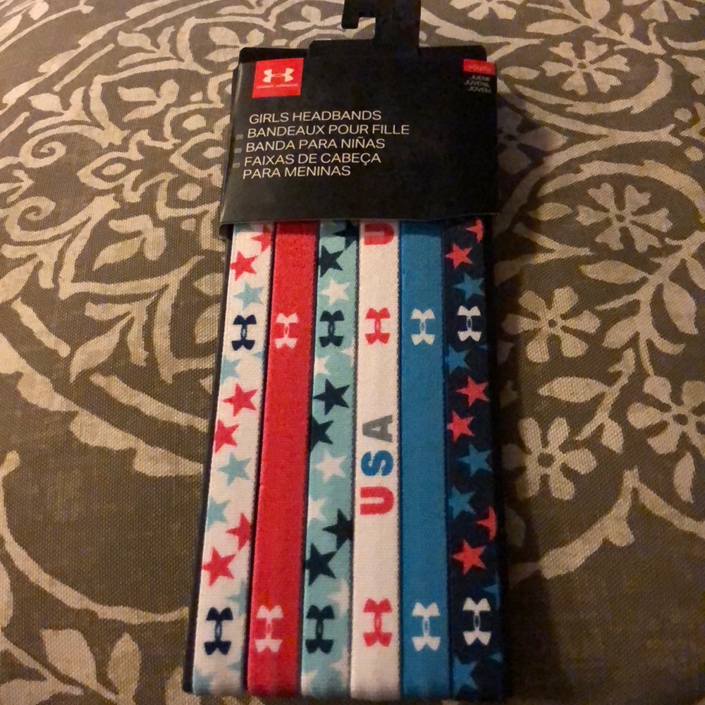 Girl youth under armour headbands new